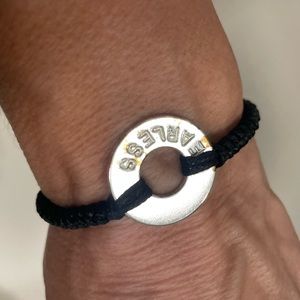 My intent fearless bracelet black silver new in bag